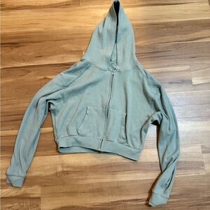 SKIMS Women's Green Soft Waffle Hoodie